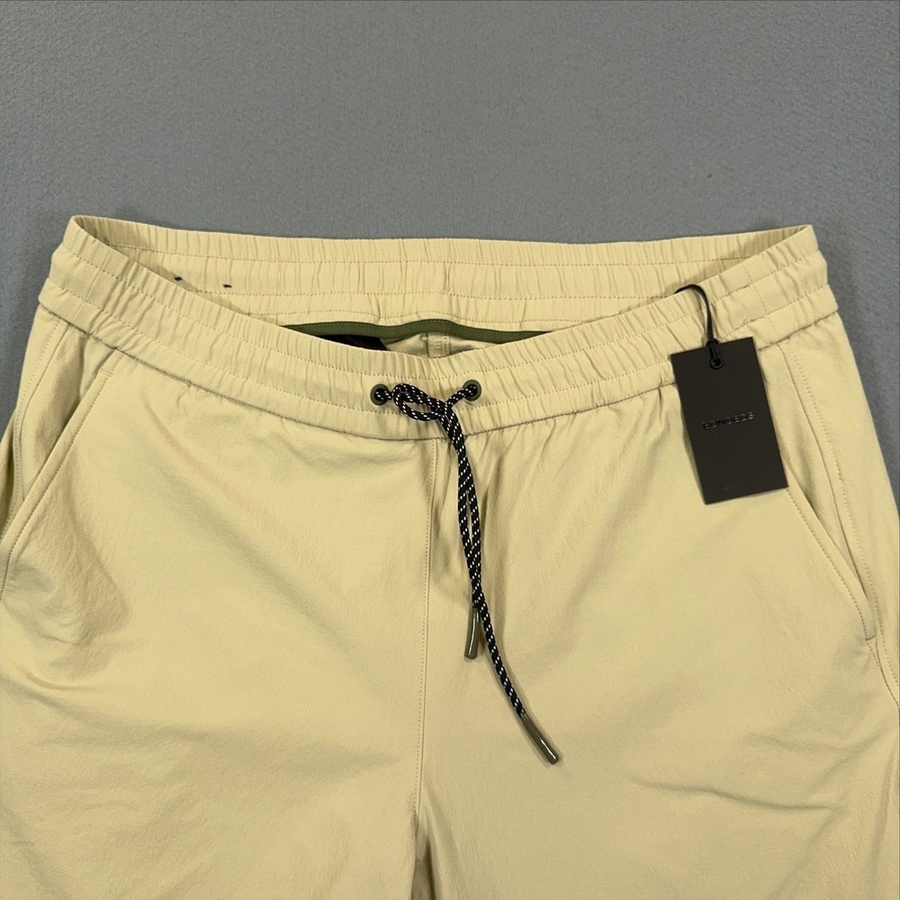Bonobos Mens The Off Duty Pant Fossil Grey Joggers Ankle Zip Size M